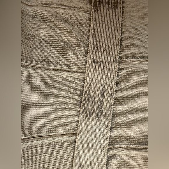 Herve Leger pencil gray distressed Skirt XS - Picture 4 of 7